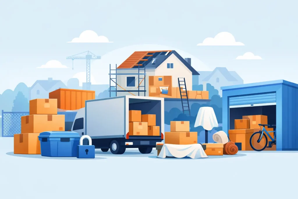 Best Storage Options During Home Renovation