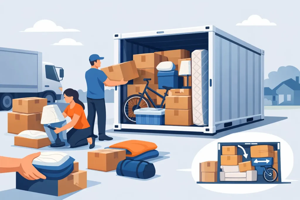 How to Pack a Mobile Storage Container