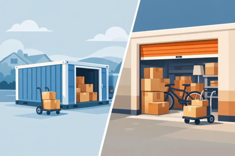 Moving Container vs Storage Unit: Which Fits?
