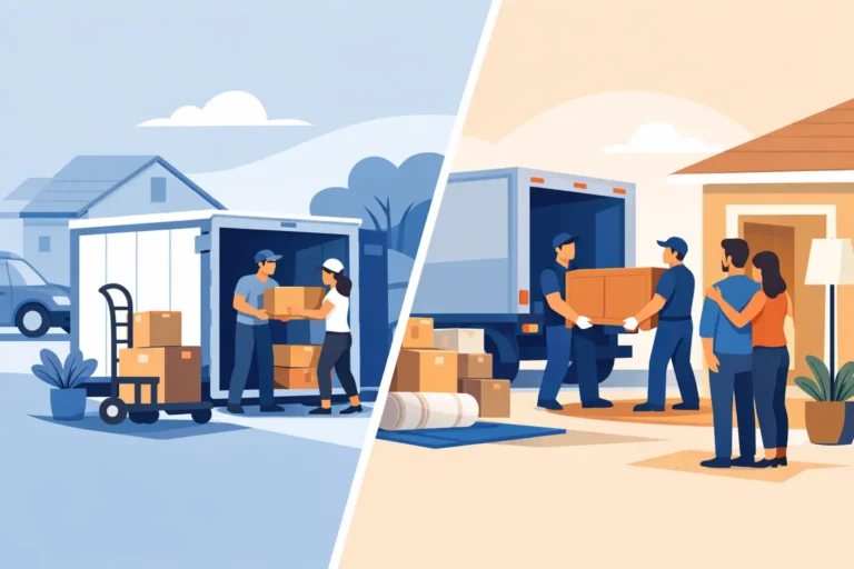 Portable Storage vs Full Service Movers Compared