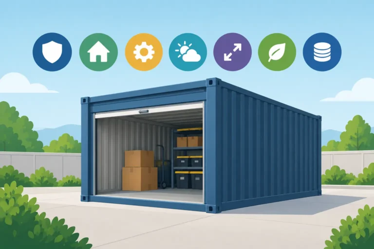 7 Ground Level Storage Container Benefits