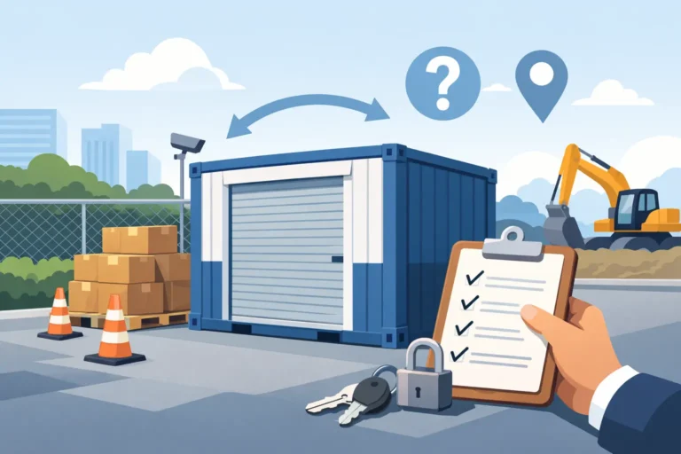 Can Portable Storage Stay Onsite? What to Know