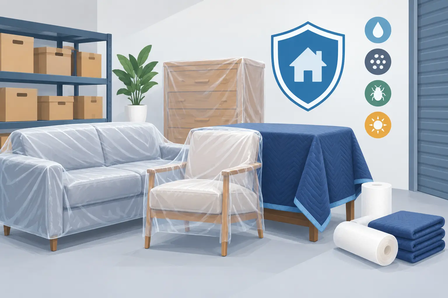 How to Protect Stored Furniture From Damage