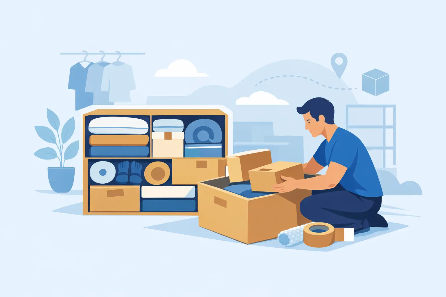 Packing Storage Boxes Without Wasting Space